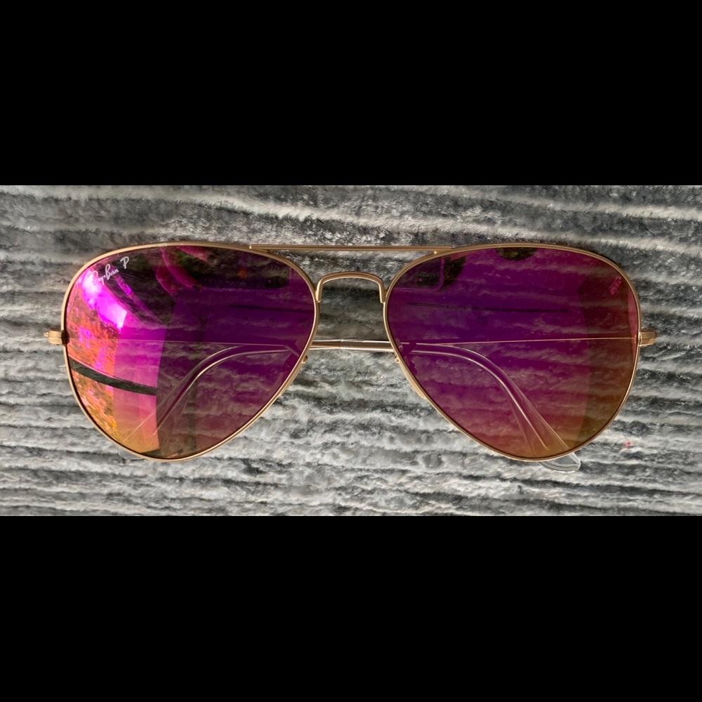 Ray-Ban pink sunglasses